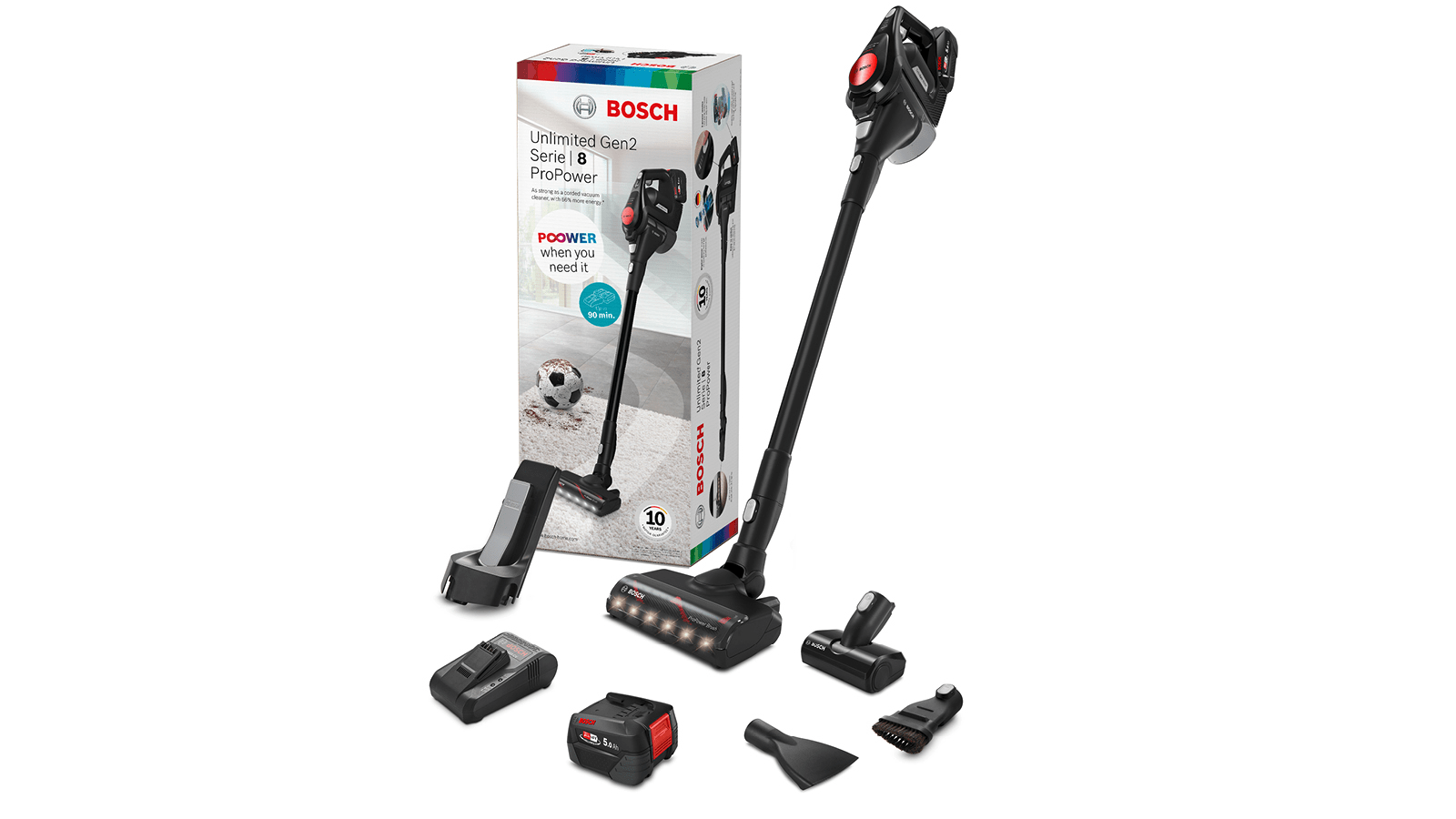 BOSCH - BCS82PWR25 - Scopa elettrica ricaricabile