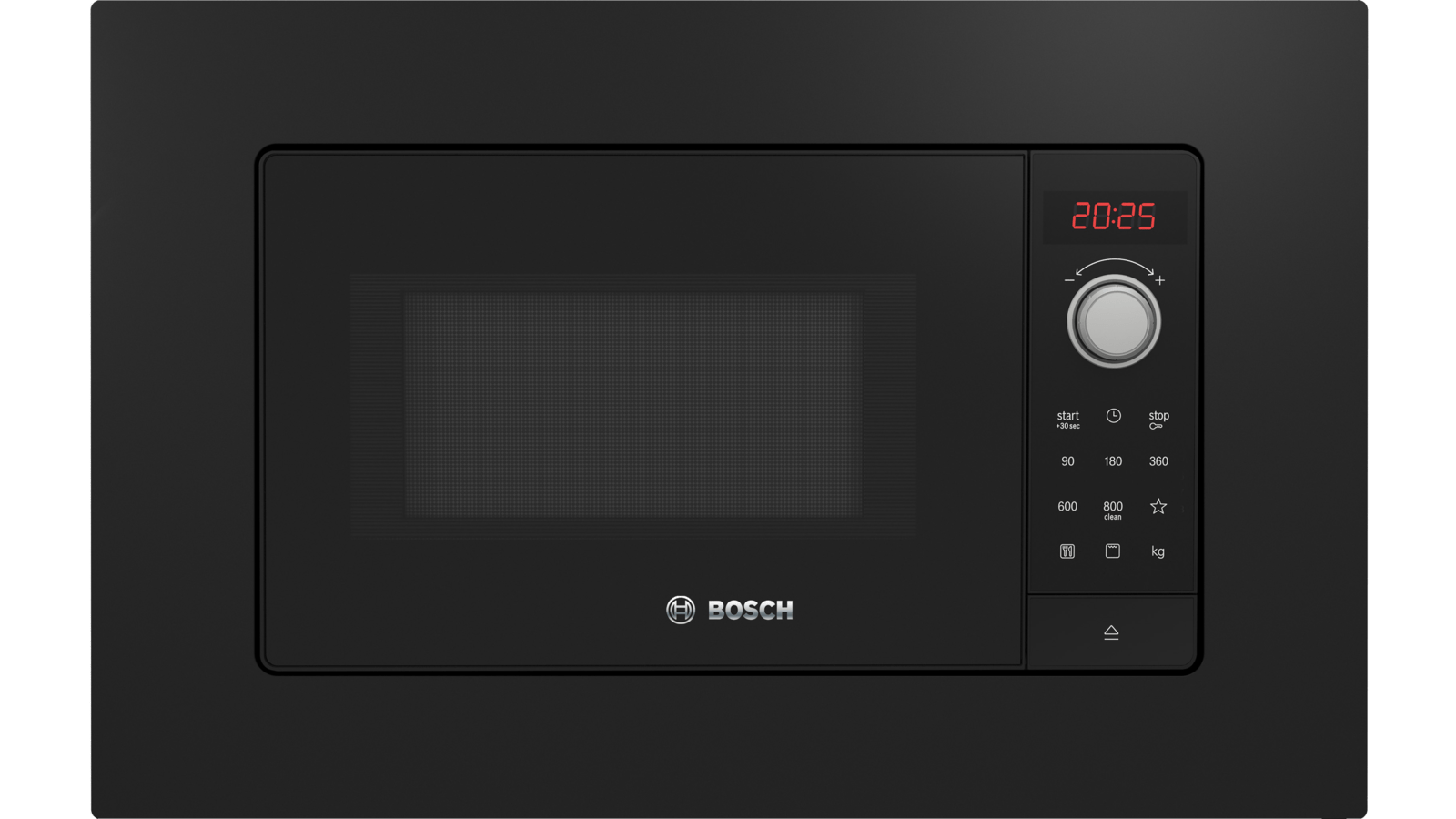 60 x 38 cm Bosch Elettrodomestici BEL623MB3 Serie 2 Microonde da incasso nero 