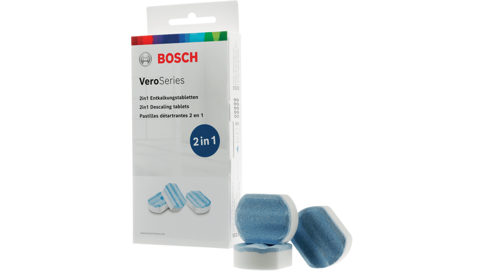 12 pastillas descalcificadoras para cafeteras Bosch Siemens Neff
