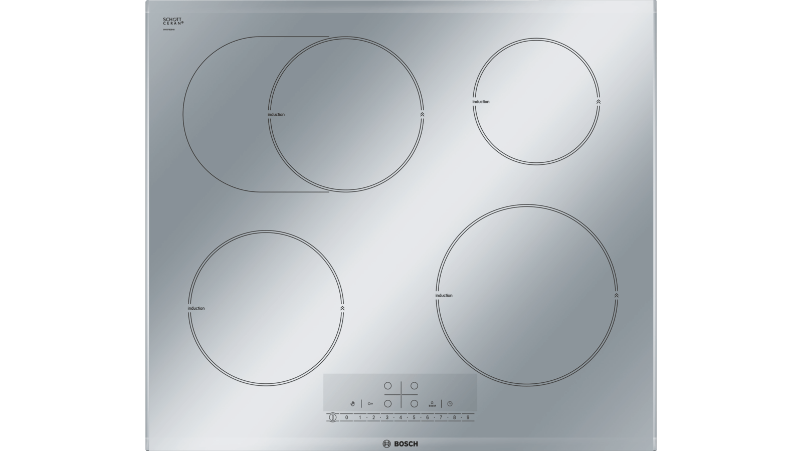 PIB679F17E - Bosch PIB679F17E piano cottura Argento Da incasso