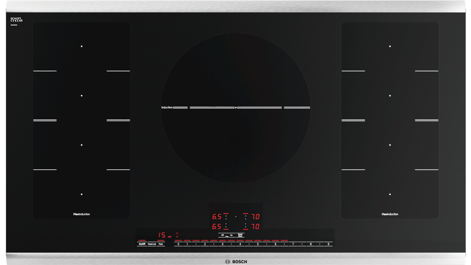 Bosch Nitp666suc Benchmark Series Black With Stainless Steel Frame