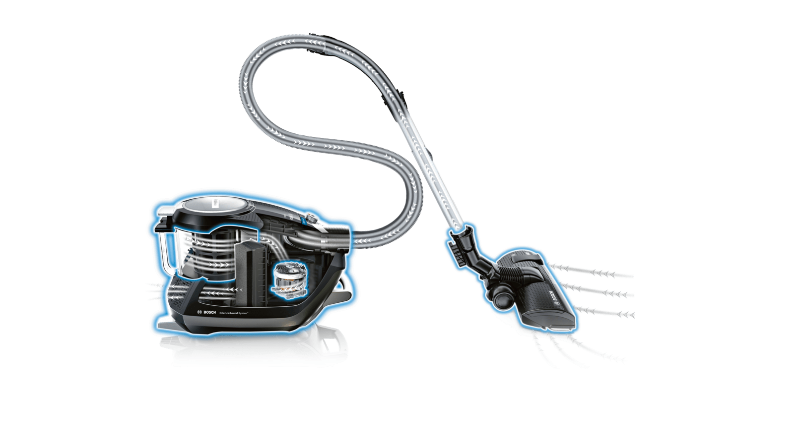 Bosch Bgs5sil66b Beutelloser Staubsauger