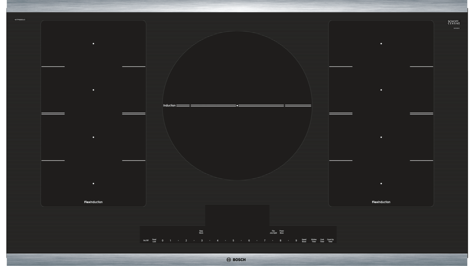 Bosch Nitp668suc Induction Cooktop