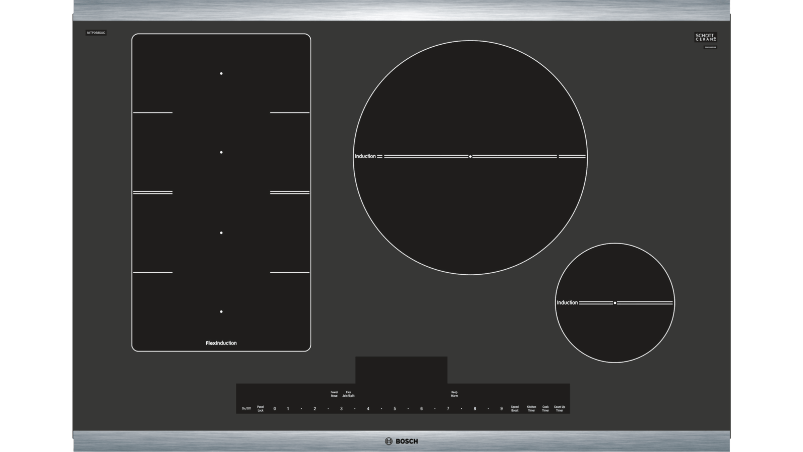 Bosch Nitp068suc Induction Cooktop