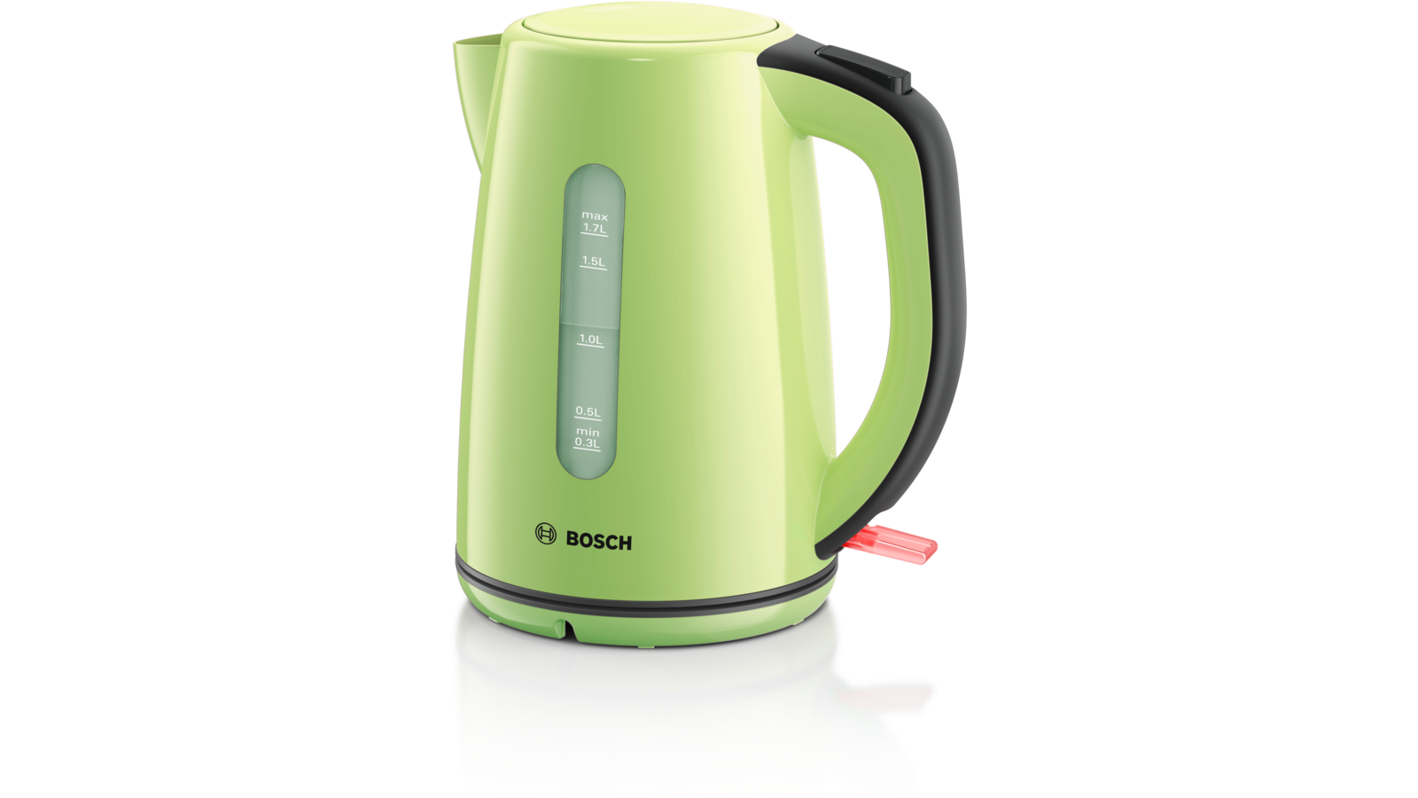 Bosch TWK7506 Bollitore Elettrico, 2200 W, 7 Cups, Plastic, Nero/Verde :  : Casa e cucina