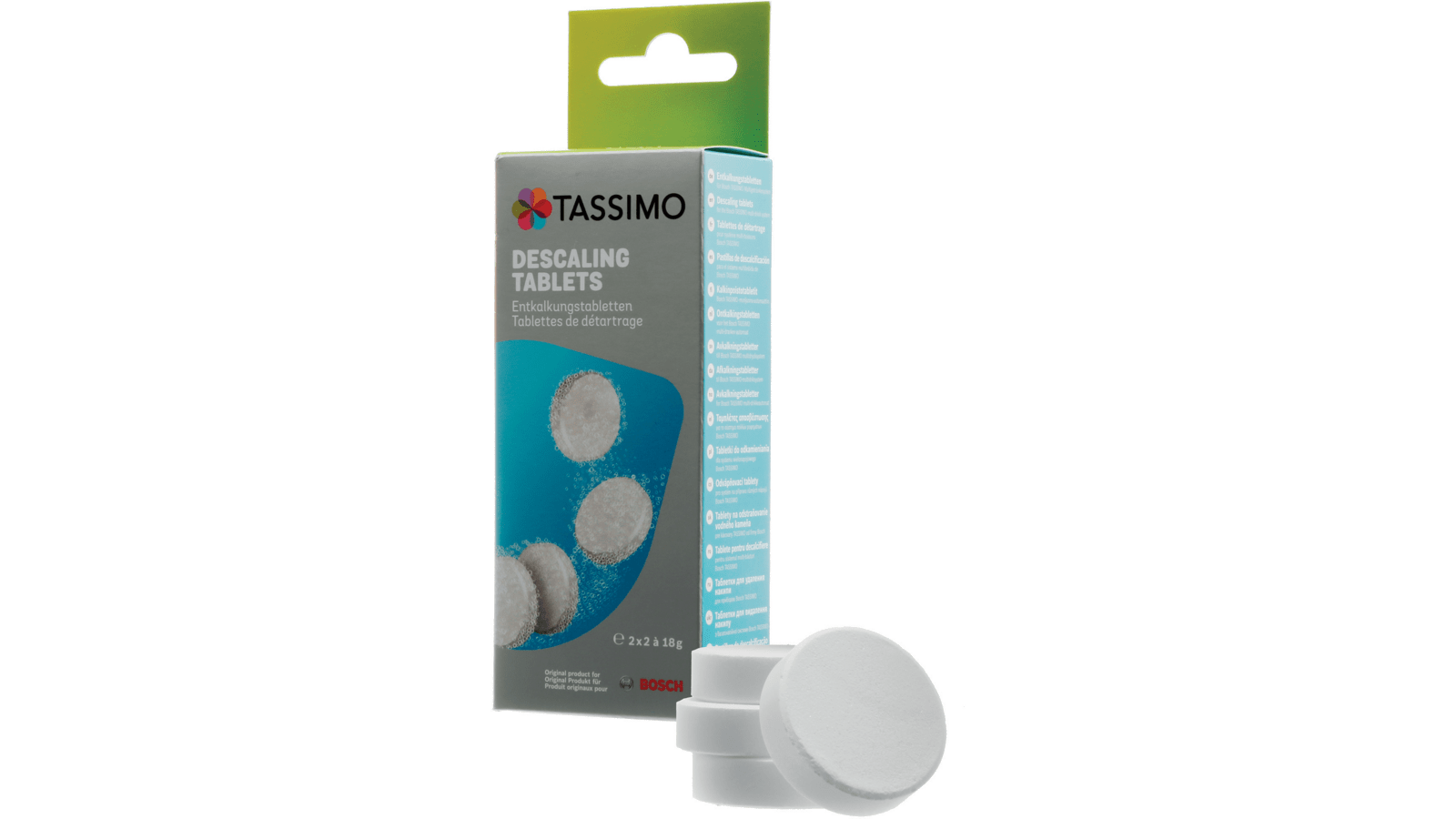 Tassimo by Bosch TCZ6008 Lot de 8 pastilles détartrantes : : Auto  et Moto