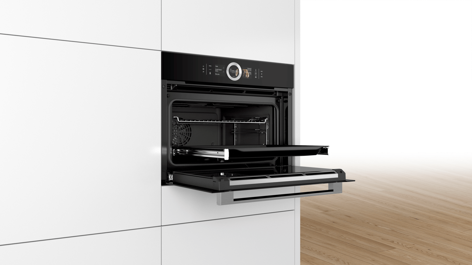 Bosch Csg656rb1a Built In Compact Oven With Steam Function