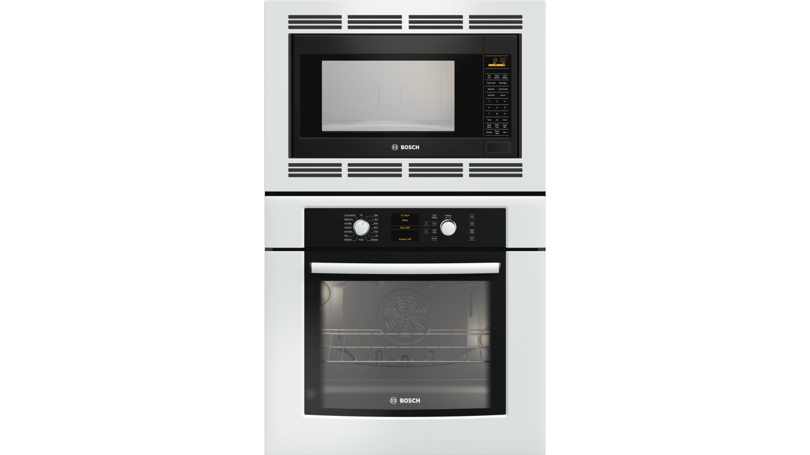 HBL5720UC Bosch 500 Comb Oven,30",Wht, EurCon/ MW Bosch US