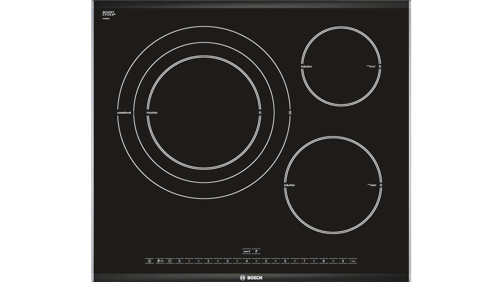 Как включить плиту ceran. Варочная панель Bosch Schott Ceran. Bosch Ceran Schott плита. Варочная панель Bosch Schott Ceran 9000363207. Индукционная плита Schott Ceran.
