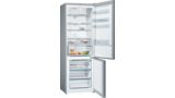 Series 4 Free-standing fridge-freezer with freezer at bottom 203 x 70 cm Stainless steel look KGN49XLEA KGN49XLEA-3