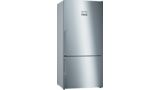 Serie 6 Alttan Donduruculu Buzdolabı 187 x 86 cm Kolay temizlenebilir Inox KGN86HIF0N KGN86HIF0N-1