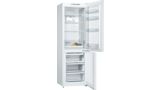 Serie 2 Szabadonálló, alulfagyasztós hűtő-fagyasztó kombináció 186 x 60 cm Fehér KGN36NWEA KGN36NWEA-2