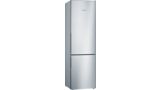 Series 4 Free-standing fridge-freezer with freezer at bottom 201 x 60 cm Stainless steel look KGV39VLEAG KGV39VLEAG-1