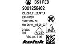 Operating module programmed A test stamp is required to calibrate the touch sensor key. 11017445 11017445-2