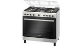 Series 4 Gas range cooker Stainless steel HGVDA0Q59K HGVDA0Q59K-1