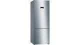 Series 4 free-standing fridge-freezer with freezer at bottom 193 x 70 cm Inox-easyclean KGN56XI40I KGN56XI40I-1