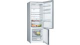 Series 4 free-standing fridge-freezer with freezer at bottom 193 x 70 cm Brushed steel anti-fingerprint KGN56XI40I KGN56XI40I-2