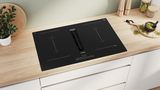 Series 6 2-in-1 cooktop with integrated ventilation 80 cm surface mount without frame PVQ811F15E PVQ811F15E-4