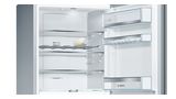 Serie | 8 free-standing fridge-freezer with freezer at bottom, glass door 193 x 70 cm Zwart KGF56SB40 KGF56SB40-4