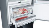 Serie | 8 free-standing fridge-freezer with freezer at bottom, glass door 193 x 70 cm Zwart KGF56SB40 KGF56SB40-5
