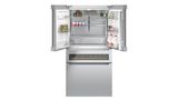 800 Series French Door Bottom Mount Refrigerator, Glass door 36'' Stainless Steel B36CL81ENG B36CL81ENG-7