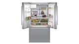 500 Series French Door Bottom Mount Refrigerator 36'' Brushed steel anti-fingerprint B36CD50SNS B36CD50SNS-9