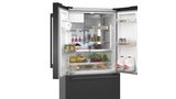 Série 500 Réfrigérateur à portes françaises congélateur en bas 36'' Acier inoxydable noir B36CD50SNB B36CD50SNB-6