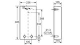 Electronic instantaneous water heater Trifaze RDE18307 RDE18307-2