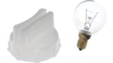 Lampe Glühlampe 230V / 40W / E14 / klar mit Demontagehilfe für Lampenabdeckung Energieeffizienzklasse E / Energieverbrauch 40 kWh/1000h 00613655 00613655-1