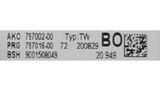 Operating module programmed 11033764 11033764-3