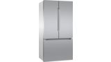 800 Series French Door Bottom Mount Refrigerator 36'' Brushed steel anti-fingerprint B36CT81ENS B36CT81ENS-1