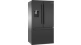 Série 500 Réfrigérateur à portes françaises congélateur en bas 36'' Acier inoxydable facile à nettoyer, Acier inoxydable noir B36FD50SNB B36FD50SNB-1