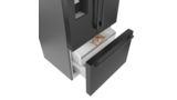 Série 500 Réfrigérateur à portes françaises congélateur en bas 36'' Acier inoxydable noir B36CD50SNB B36CD50SNB-12