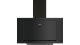 iQ500 Vägghängd köksfläkt 90 cm Klarglas med svart tryck LC97FLR62S LC97FLR62S-1