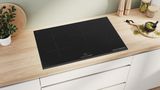 Série 4 Table de cuisson à induction 80 cm Noir, Encastrable sans cadre PIE861BB5E PIE861BB5E-3