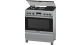 Serie 4 Cocina de gas de libre instalación Acero inoxidable HSK12I26SE HSK12I26SE-1
