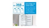 Series 4 Free-standing fridge-freezer with freezer at bottom 203 x 60 cm White KGN39VWEAG KGN39VWEAG-11