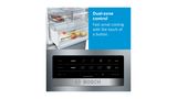 Series 4 Free-standing fridge-freezer with freezer at bottom 203 x 70 cm Stainless steel look KGN49XLEA KGN49XLEA-14