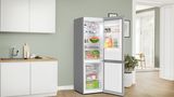 Series 4 Free-standing fridge-freezer with freezer at bottom 186 x 60 cm Stainless steel look KGN367LDF KGN367LDF-4