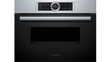 Serie | 8 Built-in compact oven with microwave function 60 x 45 cm Stainless steel CMG633BS1B CMG633BS1B-1