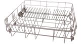 Lower crockery basket Lower rack silver, 2 flip tines dark grey 20002125 20002125-1