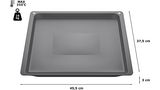 Baking tray 30 x 455 x 375 mm Anthracite HEZ631070 HEZ631070-2