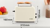 Compact toaster beige TAT3A0175G TAT3A0175G-2