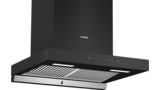Series 4 wall-mounted cooker hood 60 cm Matt black  DWBA68H60I DWBA68H60I-1