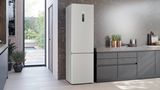 iQ300 Kombinerad kyl/frys 203 x 60 cm Borstat stål med antiFingerprint KG39NXIDF KG39NXIDF-3