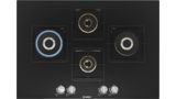 Series 6 Gas hob 75 cm Tempered glass, Black PNI7B6F10I PNI7B6F10I-1