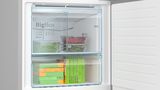 Serie 4 Szabadonálló, alulfagyasztós hűtő-fagyasztó kombináció 193 x 70 cm Szálcsiszolt acél színű KGN56XLEB KGN56XLEB-6
