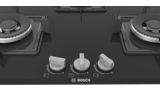 Series 4 Gas hob 75 cm Tempered glass, Black PND7B6B10I PND7B6B10I-3