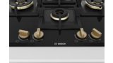 Series 6 Gas hob 75 cm Tempered glass, Black PNI7B6F20I PNI7B6F20I-2