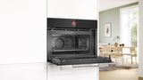 Serie 8 Compacte oven met magnetron 60 x 45 cm Zwart CMG7241B2 CMG7241B2-4